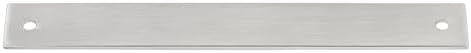 GlideRite Hardware 9 Squared Backplate 7-916 192mm Center-Center Satin Nickel