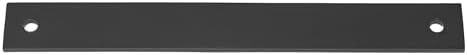 GlideRite 8 Inch Squared Backplate Matte Black
