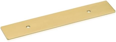 5-Pack Solid Brass Cabinet Pulls Back Plates 3 Center 53 Length