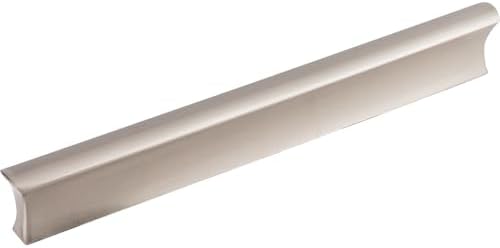 Top Knobs TK555BLK Mercer Collection 6 Glacier Pull Flat Black
