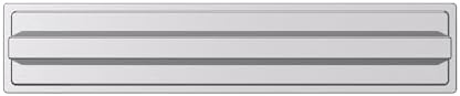 Baldwin 4940BIN - 4 Center-to-Center Cabinet Pull-Back Plate