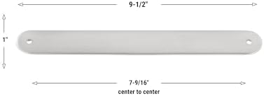 GlideRite 9-12 Backplate Satin Nickel