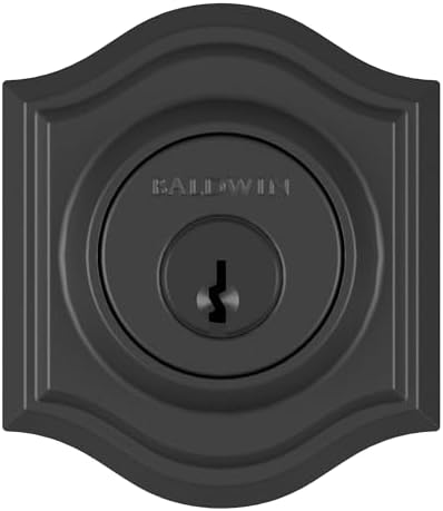 Baldwin SCTAD Traditional Arch Single Cylinder Keyed Entry Deadbolt - Secure Entry
