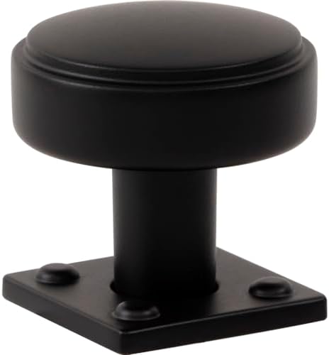Atlas Homewares Benning Knob with Backplate 1 14 Inch