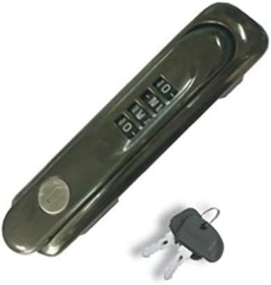 AMAZWI Industrial Grade Security Deadbolt High Security Door Lock Black 1 Piece