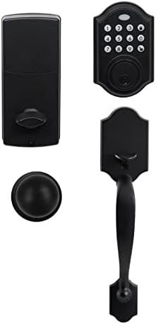 KIAYACI Keyless Front Door Lock Set with Keypad - Black