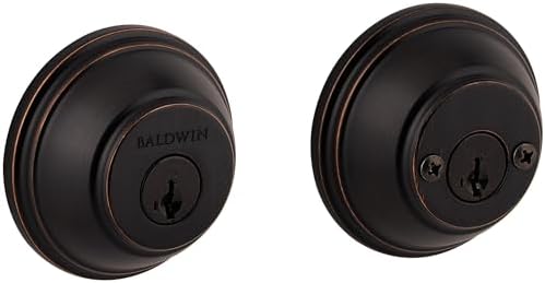 Baldwin Venetian Bronze Round Double Cylinder Deadbolt