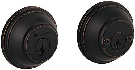 Baldwin Venetian Bronze Round Double Cylinder Deadbolt