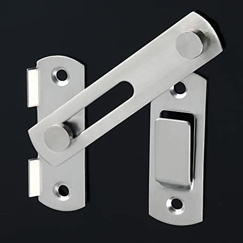 MazWI Sliding Door Lock Bolt Stainless Steel