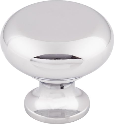 Top Knobs Somerset II Collection 1-14 Flat Faced Knob Black Nickel