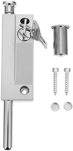 Switch Alloy Deadbolt System for Automatic Silver Steel Doors