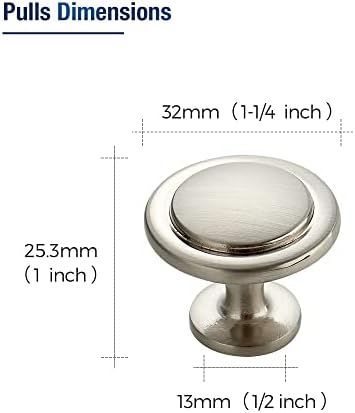 JOY DECOR 20-Pack Kitchen Cabinet Knobs