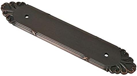 Emtek 86294US10B EMT Back Plate - 4 Diameter Oil Rubbed Bronze Solid Pull Hardware