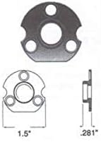 Baldwin 5097N Backplate Unfinished Brass