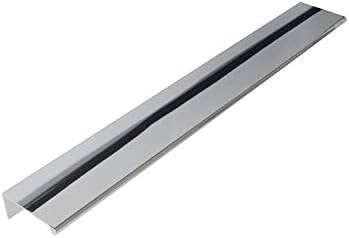 10-Piece Polished Chrome Aluminum Finger Edge Pull - 12 in Length