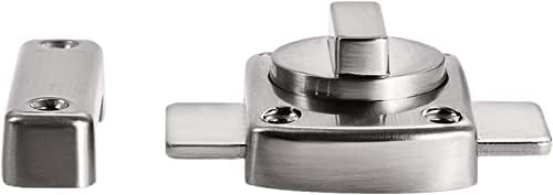 ZLOCYIVHE 15-Inch Zinc Alloy Deadbolt Lock 2 Pcs Button Hasp Set
