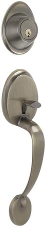 SCHLAGE Dexter Exterieur Door Deadbolt Set Antique Brass