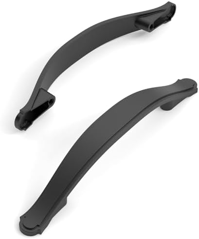 Durable Matte Black Cabinet Pulls 10-Pack
