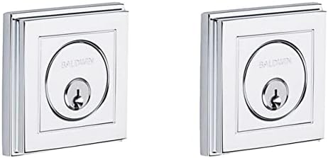 Baldwin 8261 Hollywood Hills Double Cylinder Keyed Entry Deadbolt Polished Chrome