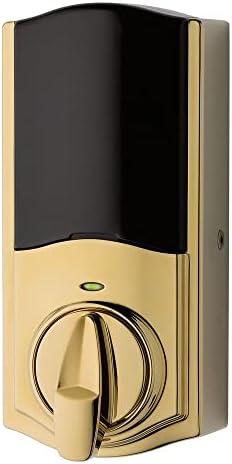 Kwikset 914 Smart Lock Conversion Kit in Polished Brass