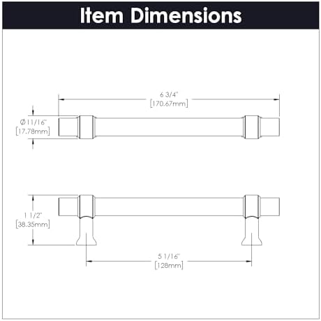 Crystal Palace Collection Cabinet Pulls 5-116 Inch