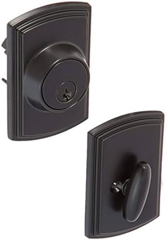 Matte Black Entry Deadbolt