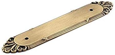 Ribbon Reed Back Plate French Antique Brass 4-Inch CTC