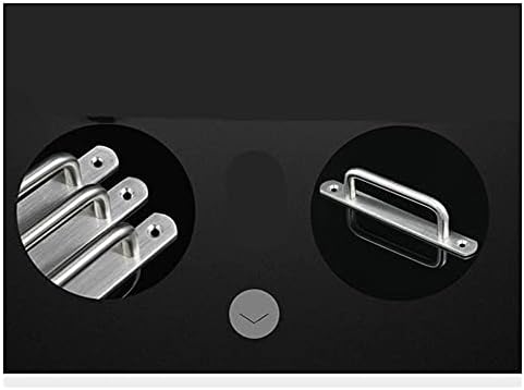 Stainless Steel Door Handles Pair - Pull Push - Barn Door Hardware