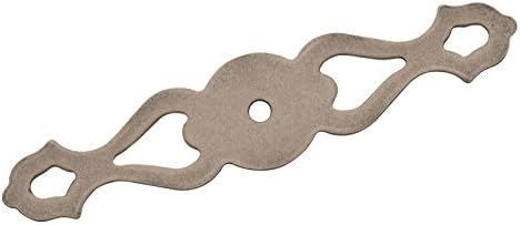 Amerock Weathered Nickel Cabinet Backplate 4-38 in Durable Attractive