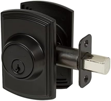 Matte Black Entry Deadbolt
