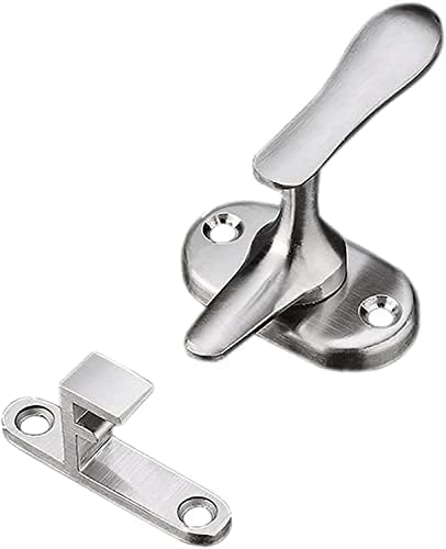 Surface Mounted Sliding Door Lock with Brushed Finish 1