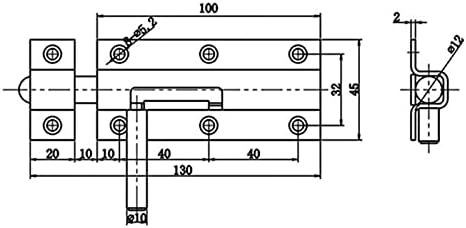 Stainless Steel Door Security Latch