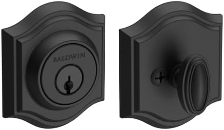 Baldwin SCTAD Traditional Arch Single Cylinder Keyed Entry Deadbolt - Secure Entry