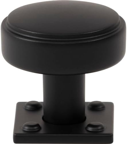 Atlas Homewares Benning Knob with Backplate 1 14 Inch