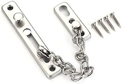 2pcs Hotel Deadbolt Anti-Theft Lock Silver Appearance Door Locks