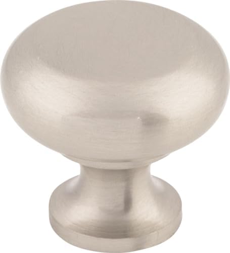 Top Knobs Somerset II Collection 1-14 Flat Faced Knob Black Nickel