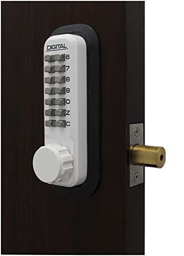 Lockey USA 2210WH Mechanical Keyless Deadbolt