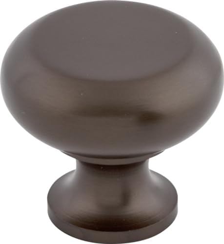 Top Knobs Somerset II Collection 1-14 Flat Faced Knob Black Nickel