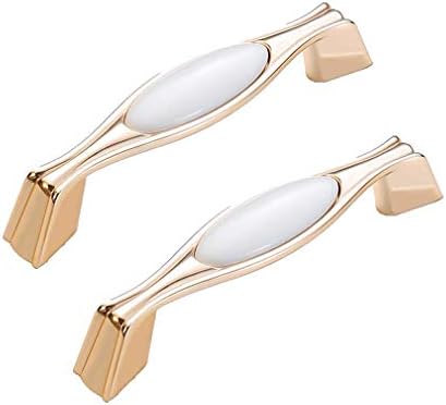 Modern White Door knobs with Ceramic Finish