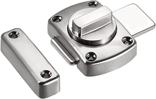 ZLOCYIVHE 15-Inch Zinc Alloy Deadbolt Lock 2 Pcs Button Hasp Set