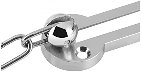 Slide Bolt Door Lock Hasp Gate Bolt Stainless Steel Security Chain Latch