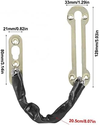 Slide Bolt Door Lock Hasp Gate Bolt Stainless Steel Security Chain Latch