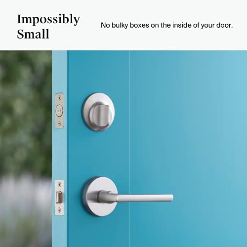 Level Smart Lock Deadbolt Worlds Smallest Satin Chrome