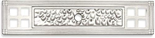 25-Piece Satin Nickel Cabinet Knob Back Plate Set for Elegance