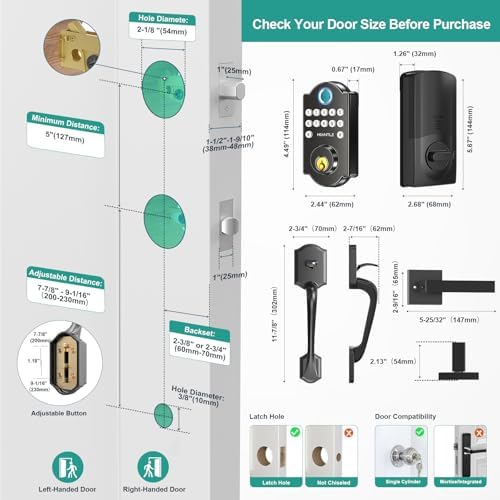 Smart WiFi Door Lock Set
