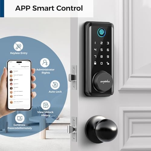 Secure Entry Door Lock 5-in-1 with APP Control