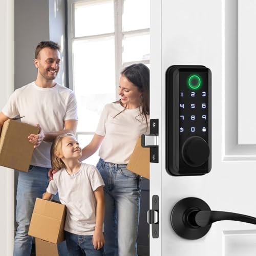 Eseesmart Smart Door Lock with Keypad Secure Front Door Entry