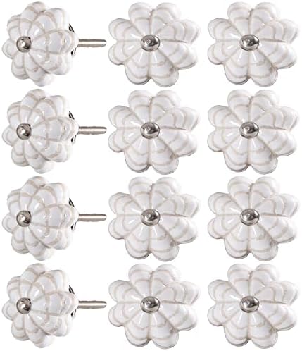 12-Piece Set of Ceramic Cabinet Knobs