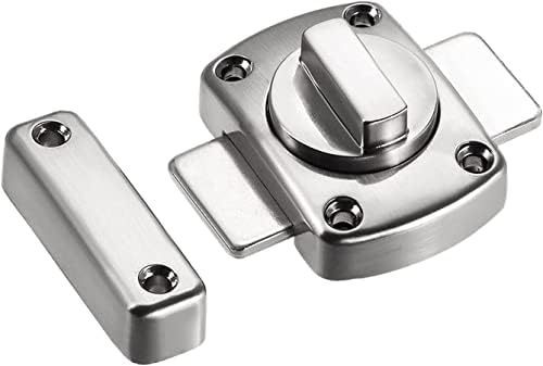 ZLOCYIVHE 15-Inch Zinc Alloy Deadbolt Lock 2 Pcs Button Hasp Set