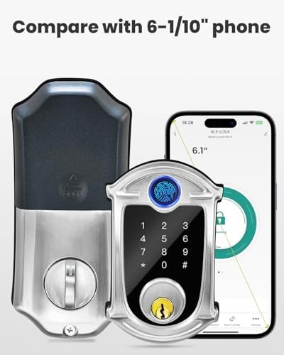 MENDOCK UF02-SN GreenShield Smart Deadbolt